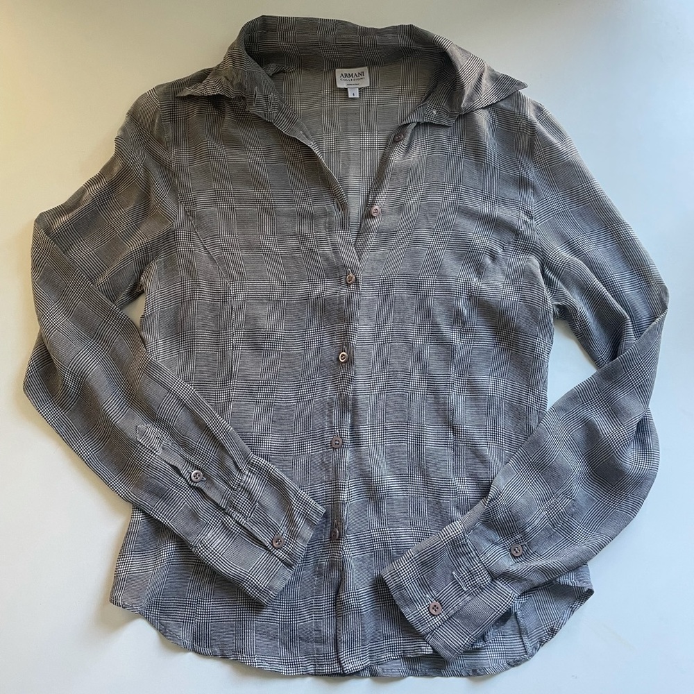 Armani collezioni silk top
